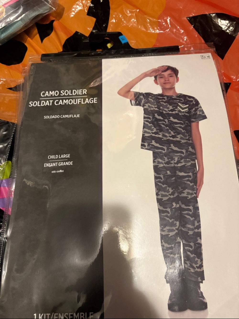 Camo Soldier Kids Costume - Green Camouflage